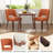 Upholstered Solid Wood Dining Side Chair-1023225747