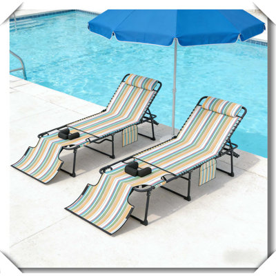 Folding Reclining Chair Portable Space Saving Design