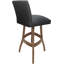 Tabouret de bar pivotant en bois sur base en S-951877393-951877395-966498676