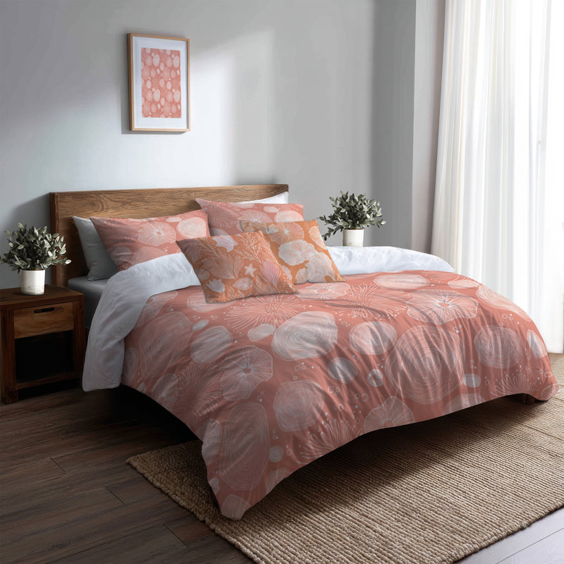 Ensemble d'édredon 6 pièces Coastal, King Comforter + 5 Additional Pieces
