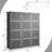 Freestanding Shoe Rack Organizer With Expandable Design, Durable Polypropylene Construction, And Removable Partitioned Panels For Versatile Storage