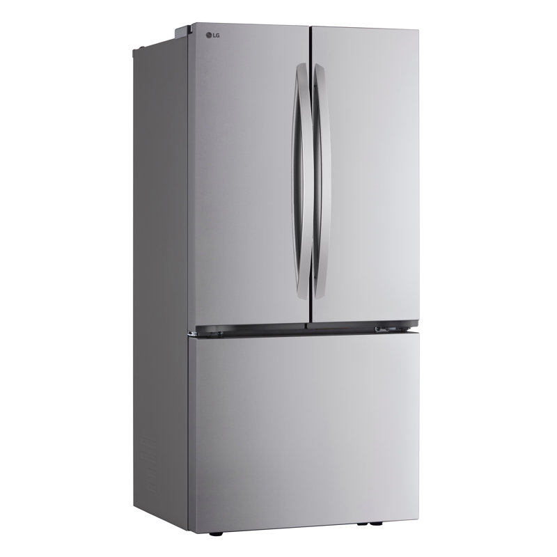 LG 3-Door French Door, Counter-Depth MAX, Refrigerator, Stainless Steel, 21 cu. ft.