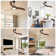 52in. 3-blades Woodgrain Finish Dimmable Changeable 3000k/4000k/5000k Led Ceiling Fan With Remote Control