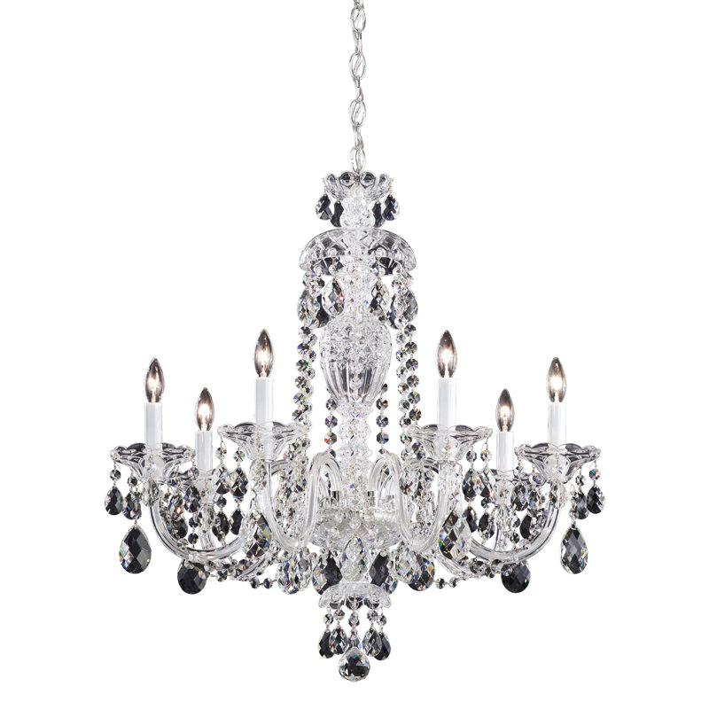 Sterling 7 - Light Chandelier, Clear Spectra Crystal