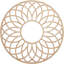 Médaillon de plafond 20 po x 6 7/8 po x P 3/8 po Cannes-63411910-63411892