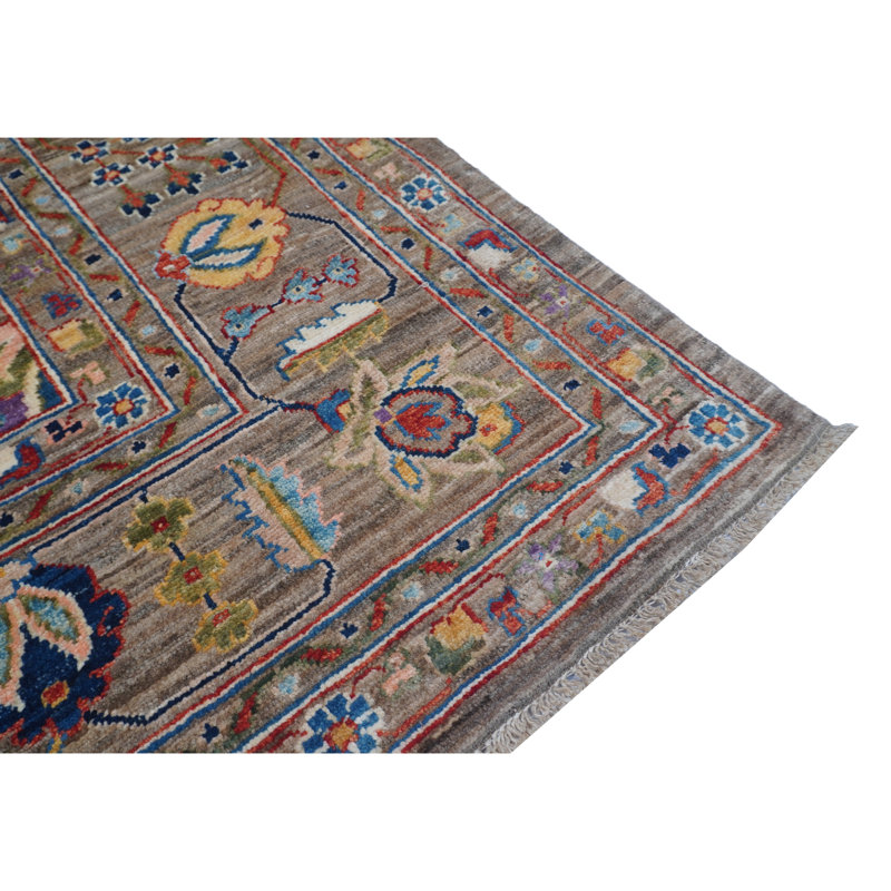 High-Quality Hand-Knotted Camel Area Rug