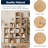 Tall Narrow 6-Shelf MDF Bookcases, Slim Vertical Storage Unit, Corner Bookcase for Small Spaces, Bedroom & Home Office-640909958