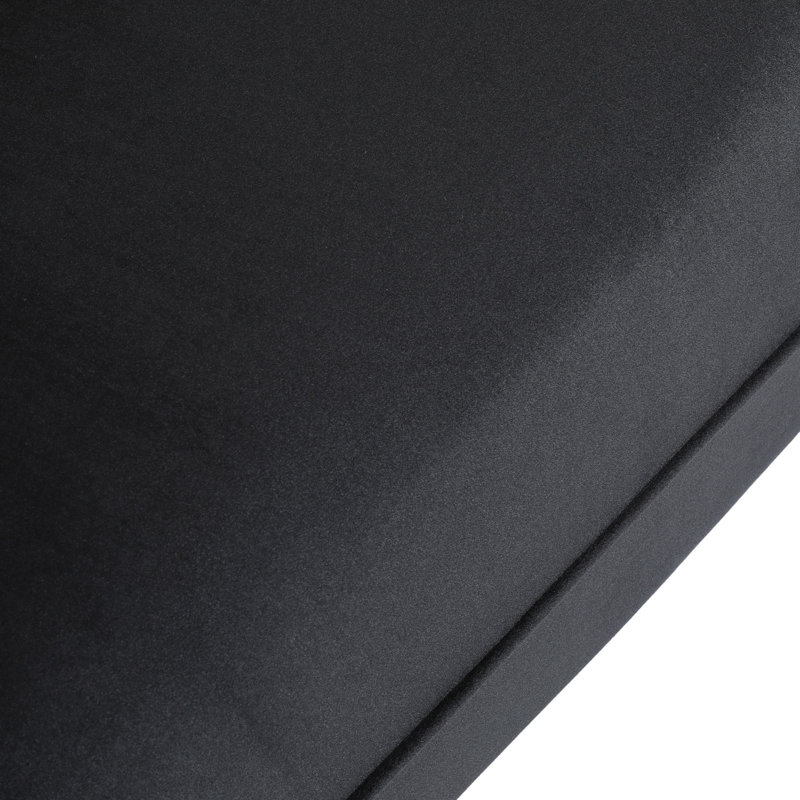 Luxueux canapé trois places en velours au design exquis pour un style de vie élégant, Noir