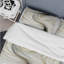 Ensemble de housse de couette glamour or et perle de marbre blanc Opulence I-1535109218