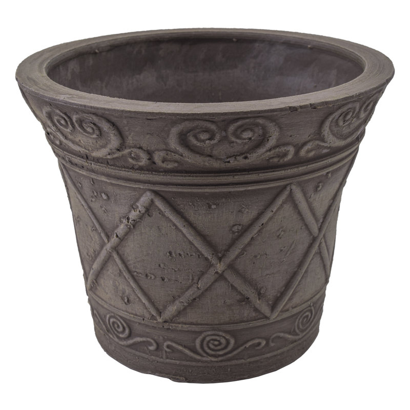 Pot à fleurs en plastique Kennedy, Anthracite foncé