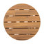 Ensemble de conversation d'extérieur en bois d'acacia avec coussins amovibles 3 pièces Henla-114792731