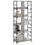 Marchienne 188.5cm H x 78.5cm W Steel Etagere Bookcase-1405425464