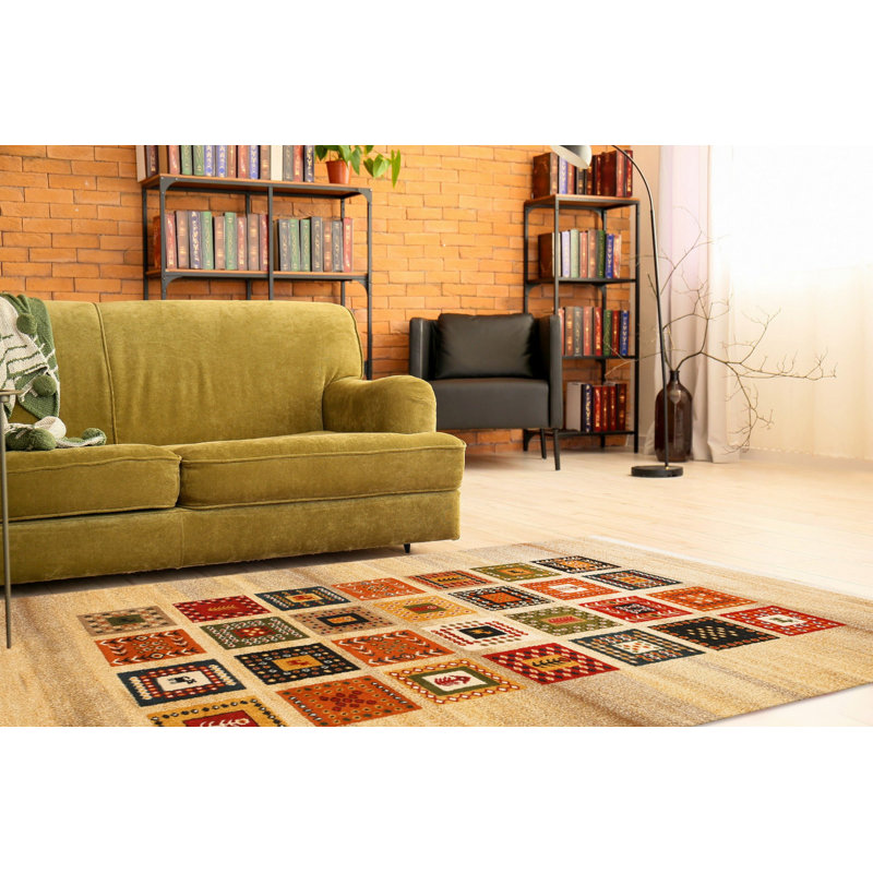 Wool Geometric Area Rug