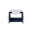 24 po X P 22 po Meuble-lavabo D avec comptoir en quartz blanc-326554965