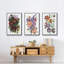 "Garden Bouquets I", reproduction sur toile 3 pièces-148976465-148976462