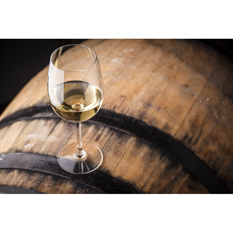 White Wine - Wrapped Canvas Print, 30cm H x 46cm W x 3.8cm D
