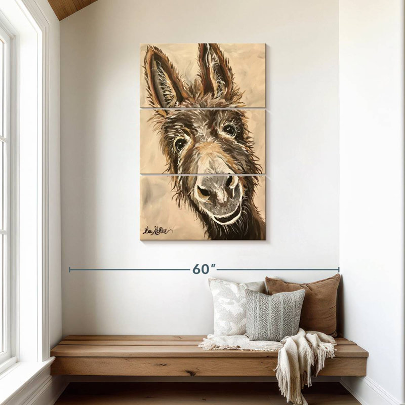 Brampt Donkey, 45" H x 28" W