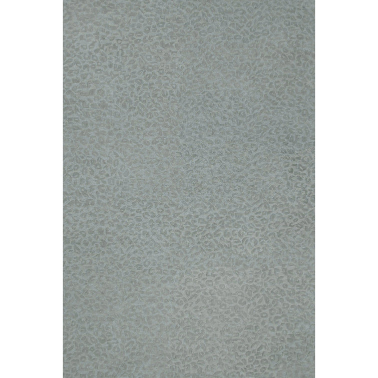 Leopardess Soft Gray Hand-Tufted Responsible Wool Rug