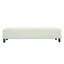 Repose-pieds confortable, blanc