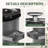 2 Qt Small Slow Cooker with 3 Adjustable Temp, Ceramic Pot, Stainless Steel, Silver