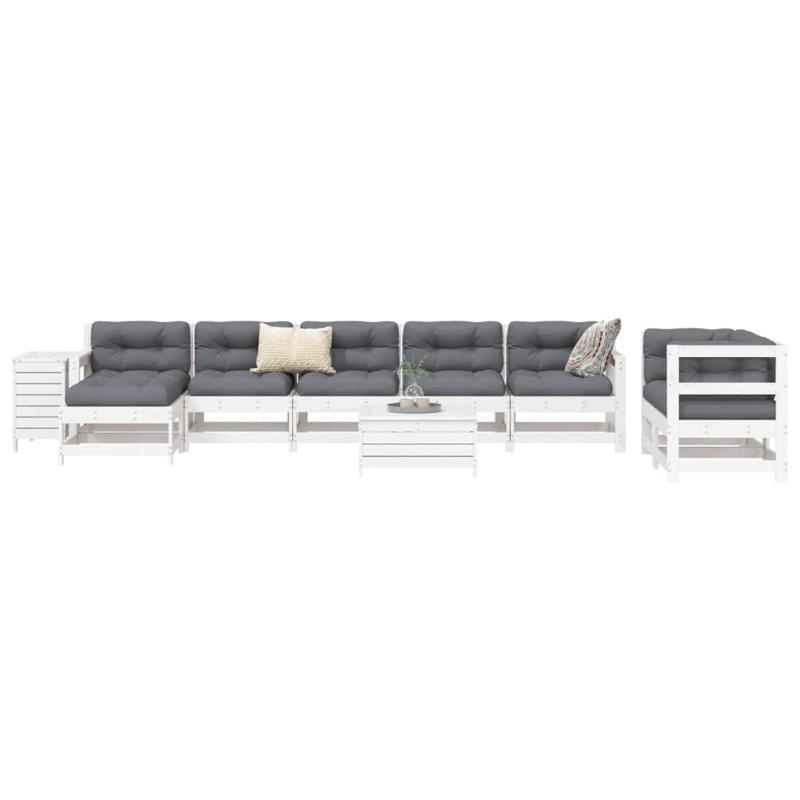 62cm Wide Patio Sofa with Cushions