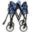Chariot pliable pliable coloré Minimeetall avec système de cerclage, chariot de plage, chariot d'épicerie de camping