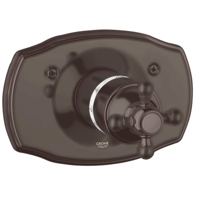 Geneva® Thermostatic Trim with Cross Handle