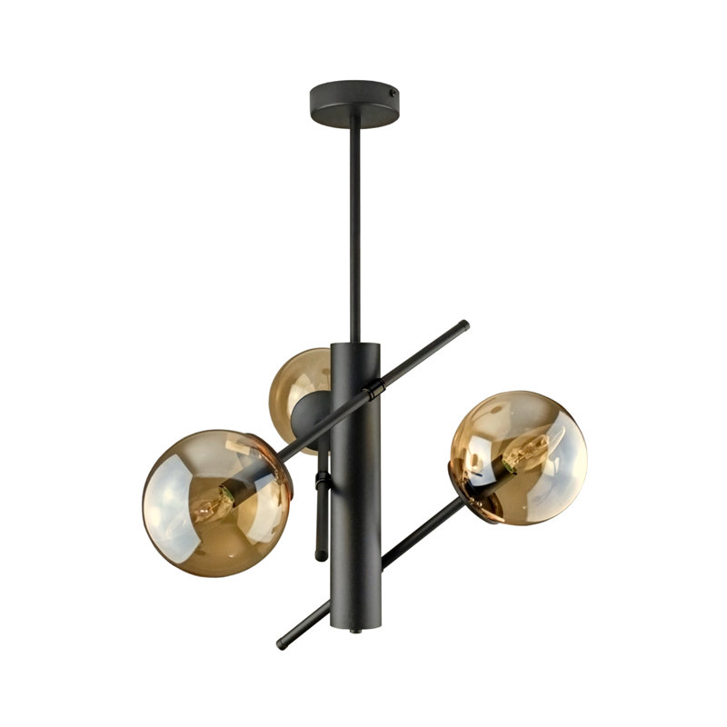 Naxis 3-light Flush Mount, Brown