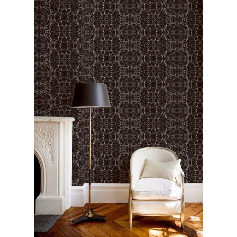 Abra Volt 10' L x 24" W Wallpaper Roll, Faux Grasscloth, Non-pasted