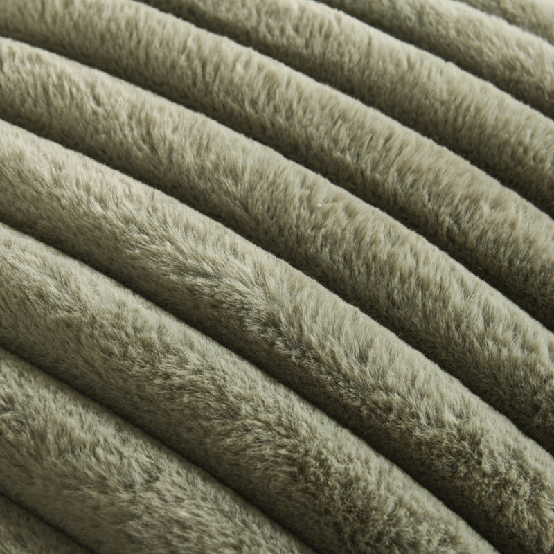 3.5cm cushion cover, Square 18", Olive Green