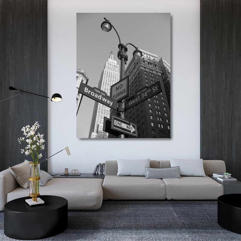 New York City Empire State Building, H 48 po x l 36 po