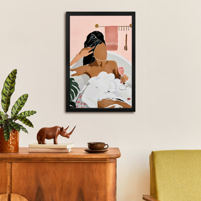 Unwind Premium Framed Poster by Bria Nicole