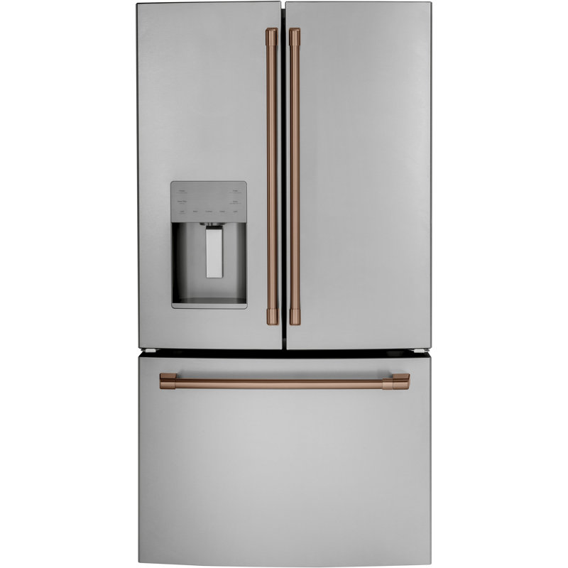 Refrigerator Handle, Brushed Copper