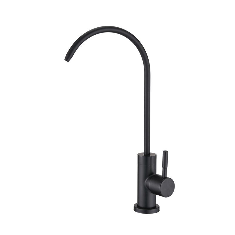 Robinet de filtre à eau de cuisine, robinet d'eau potable, Noir mat