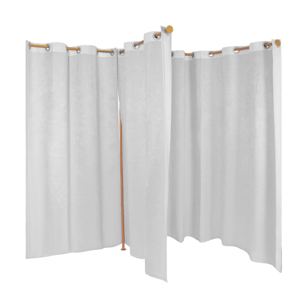 Tomishige Hanging Room Divider with Privacy Curtain Latitude Run® 