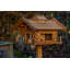Almaree Wood Pole Decorative Bird Feeder