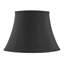 # 38017-2, Toile d'araignée pliable traditionnelle cloche Handsewn / tissu en fausse soie noire, 9 po en haut x 15 po en bas x 11 po incliné, ensemble de 2-549376907-549376908