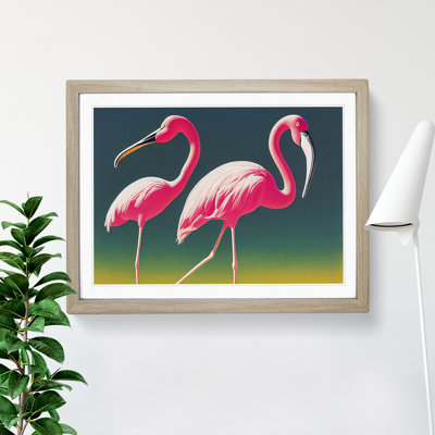 Immense Flamingos - Single Picture Frame Print