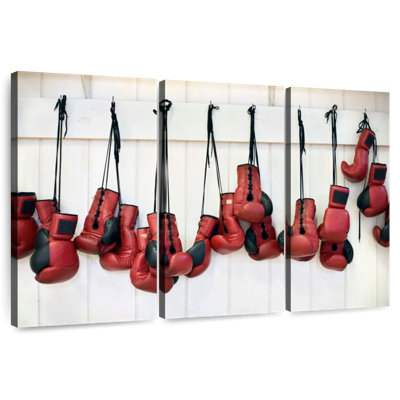 Sireci Hanging Red Punching Gloves