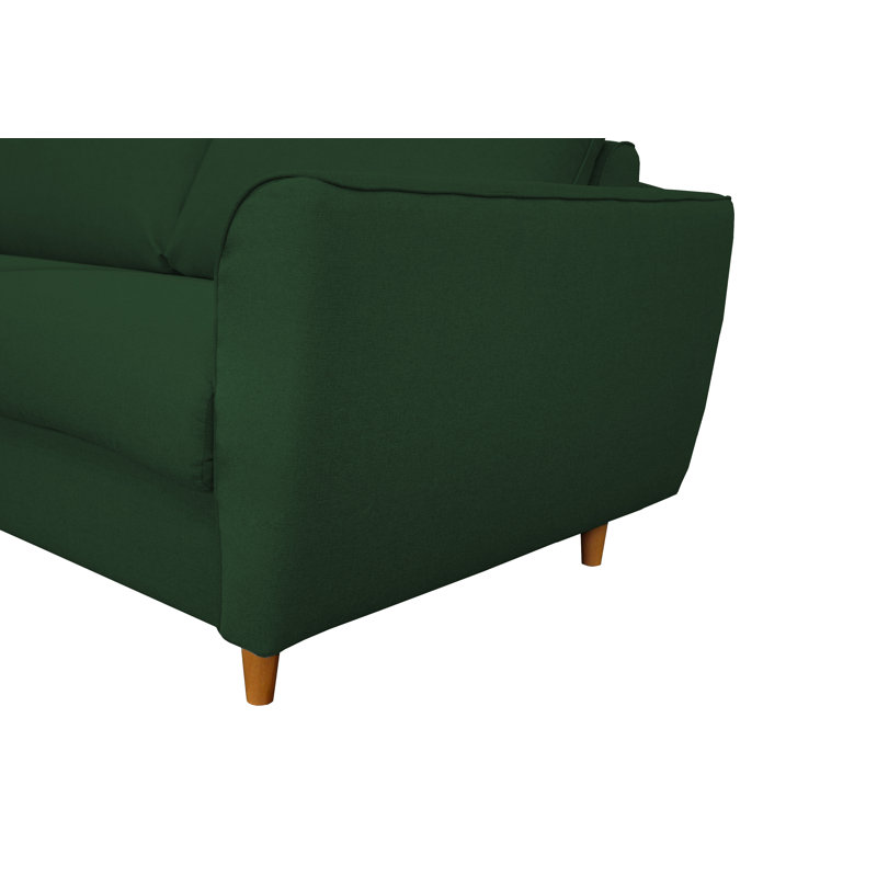 Canapé-lit avec matelas Mattlyn, Vert foncé