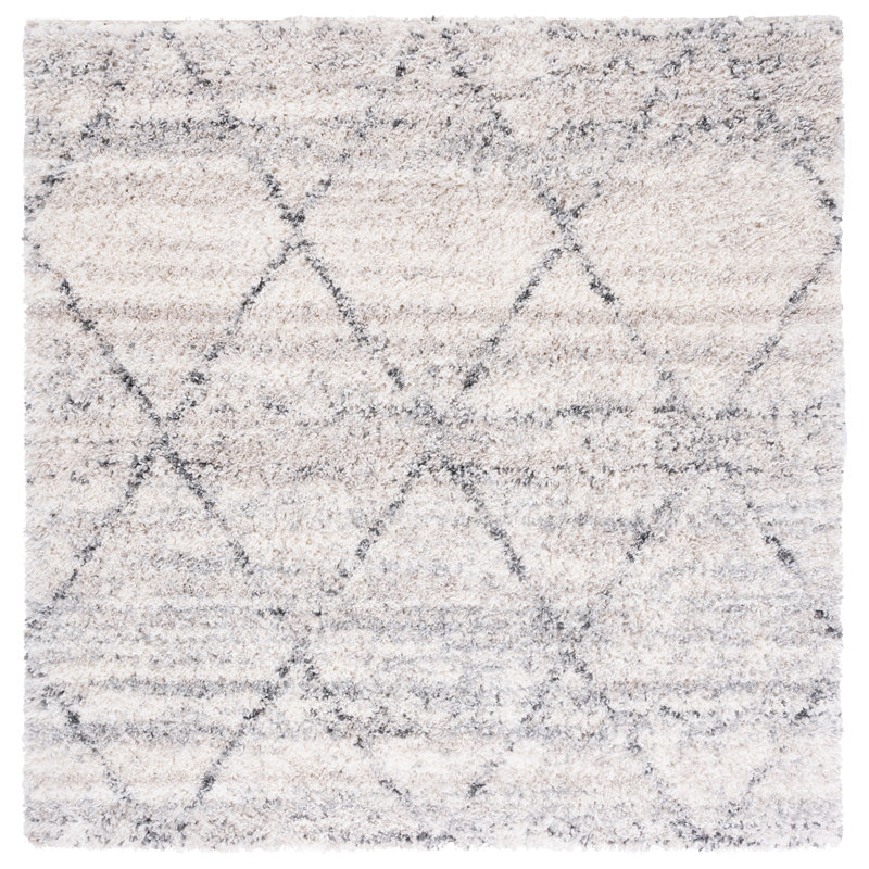 Ockton Geometric Area Rug, Square 201cm