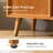 Anita 32'' W Mid-Century Modern 2-Door  Solid Wood Accent Cabinet with Adjustable Shelves and Cable Management-677529024