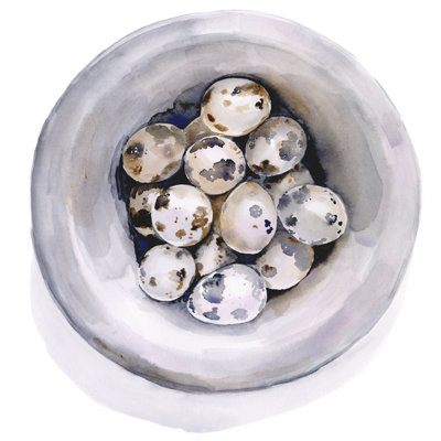 Quail Egg Study I by Jennifer Paxton Parker - Wrapped Canvas Painting