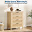 Commode cannelée 35 tiroirs de 35,4 po de hauteur, commode pour la chambre à coucher, le placard, le salon, le couloir-654815003