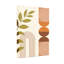 Abstrait abstrait avec motif de feuilles et de cercles-2146995469