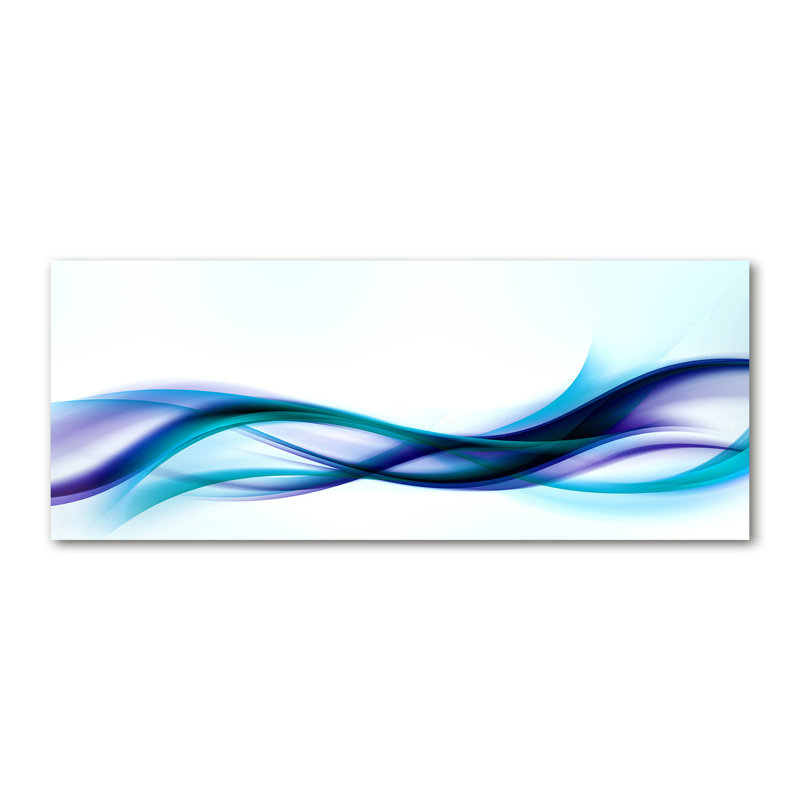 Waves Abstraction - Wrapped Canvas Print