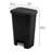 Sterilite 11.9 Gal Rectangle Step On Trash Kitchen Wastebasket, Black (12 Pack)