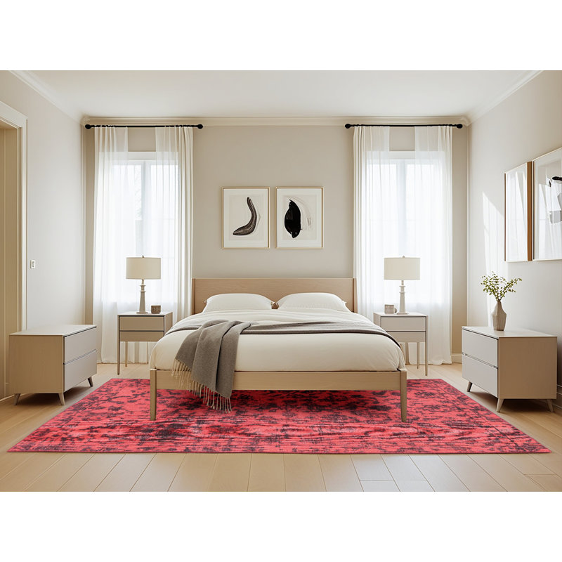 Abstract Indoor Rug, Rectangle 5' x 8'
