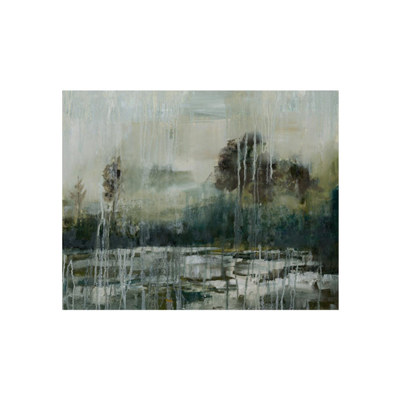 Arbor Landscape Print by Beverly Fuller, 54" H x 68" W, Knife Gel