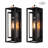 Polikron Classic 18'' H 1-Light Outdoor Wall Sconce, Black Metal with Clean Glass, Dusk to Dawn-991586029-957323256